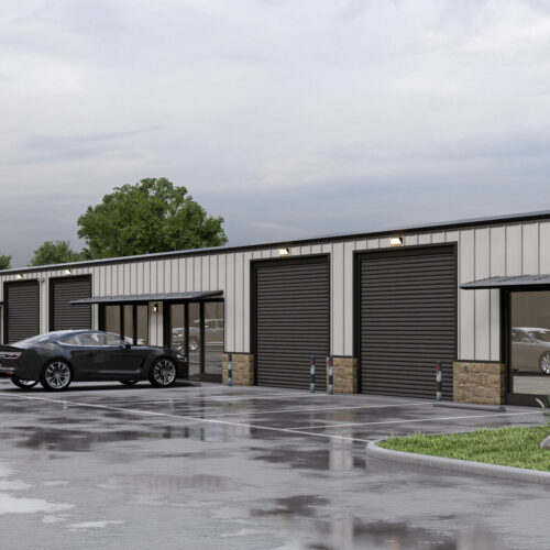 Modern flex space property with loading docks and parking in 2025