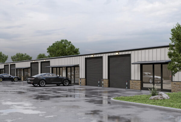 Modern flex space property with loading docks and parking in 2025