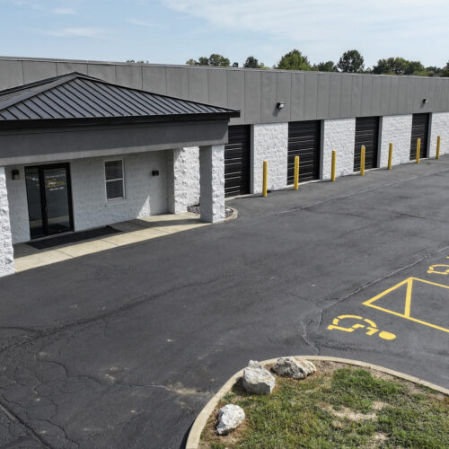 flex space warehouse exterior