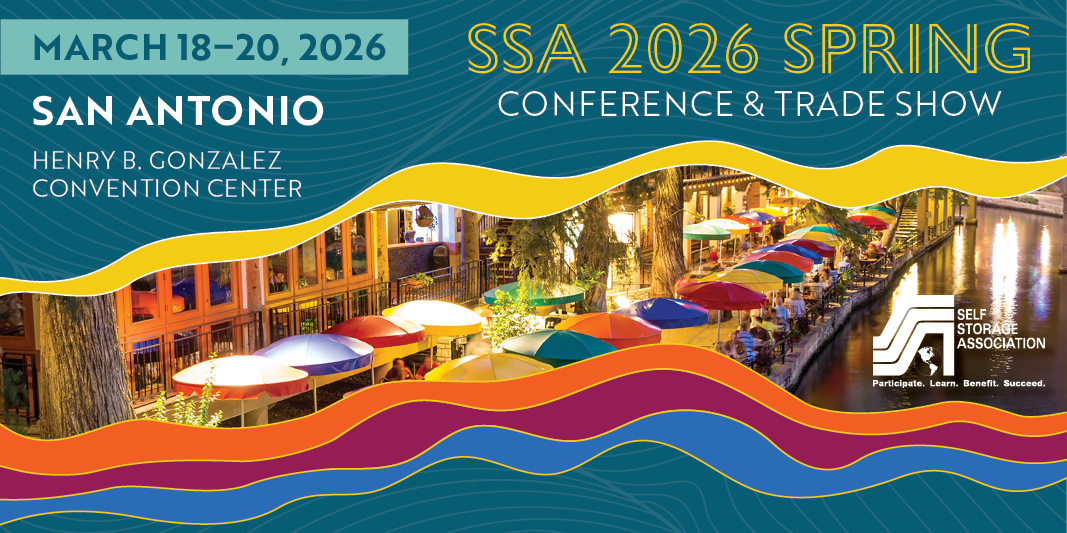 SSA 2026 Spring Conference banner: San Antonio, March 18–20, 2026, Henry B. Gonzalez Convention Center, with colorful wave design.